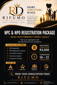 NPC & NPO REGISTRATION